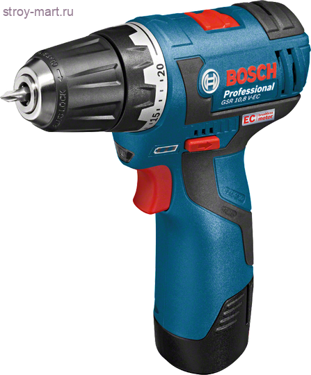 Аккумуляторная дрель-шуруповерт Bosch GSR 10,8 V-EC Professional - 06019D4000