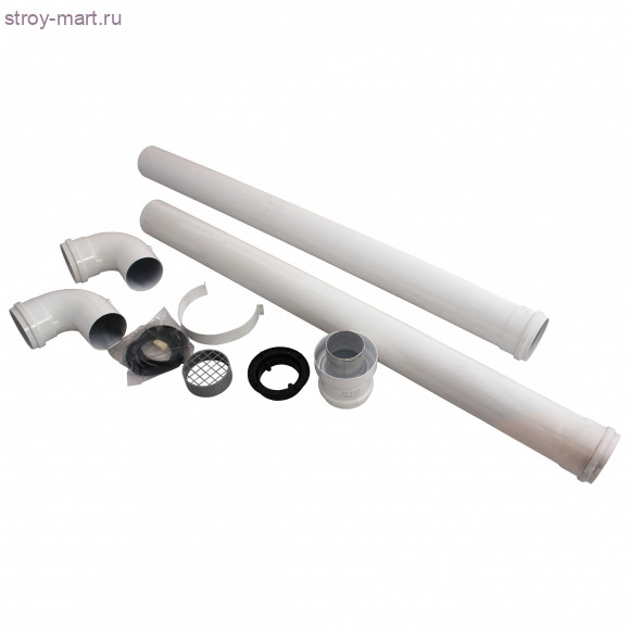 Труба дымоотвод Ду 80 L=1м раздельный монтаж 2шт в комплекте Ariston 3318368 Труба дымоотвод Ду 80 L=1м раздельный монтаж 2шт в комплекте Ariston 3318368