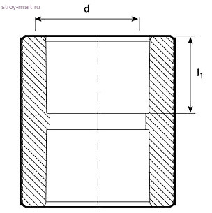 Муфта PP-R серый Дн 75 Firat - 4606034152225 Муфта PP-R серый Дн 75 Firat - 4606034152225