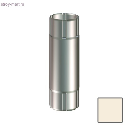 Lindab, Промежуточная труба, 90 мм, 1м, (001) RAL 9002 белый - С-000050603 Lindab, Промежуточная труба, 90 мм, 1м, (001) RAL 9002 белый - С-000050603