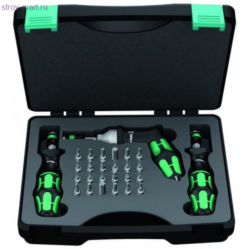 7440/41/42 Набор динамометрических отверток Kraftform 0,3-6,0 Нм 074739 - WE-074739 7440/41/42 Набор динамометрических отверток Kraftform 0,3-6,0 Нм 074739 - WE-074739