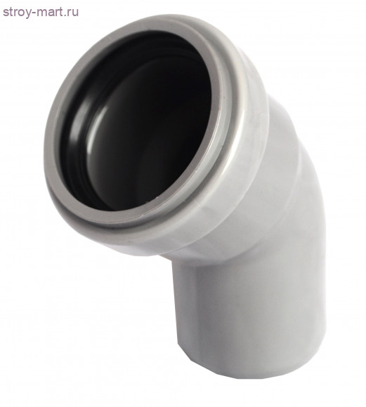 Отвод НПВХ серый Дн 110х45° б/нап в комплекте ТУ 6-49-33-92 - 027-1673 Отвод НПВХ серый Дн 110х45° б/нап в комплекте ТУ 6-49-33-92 - 027-1673