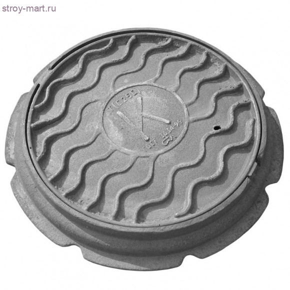 Люк чугун теплосеть ТС тип Т С250 m=89кг ГОСТ 3634-99 - 004-0025