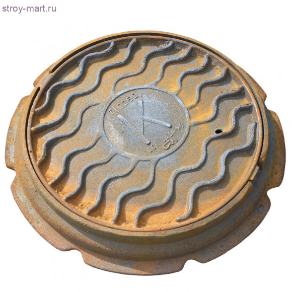 Люк чугун теплосеть ТС тип Т С250 m=89кг ГОСТ 3634-99 - 004-0025