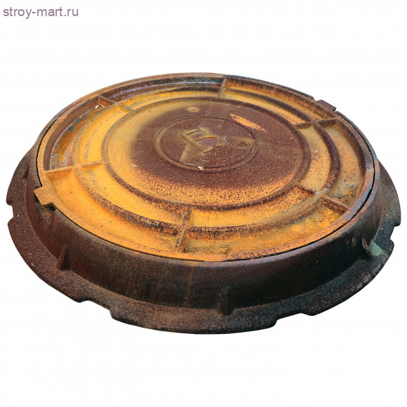 Люк чугун теплосеть ТС тип Т С250 m=89кг ГОСТ 3634-99 - 004-0025