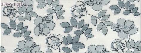 Ньюпорт Декор Цветы зеленый STG\B182\15016 15x40 Ньюпорт Декор Цветы зеленый STG\B182\15016 15x40