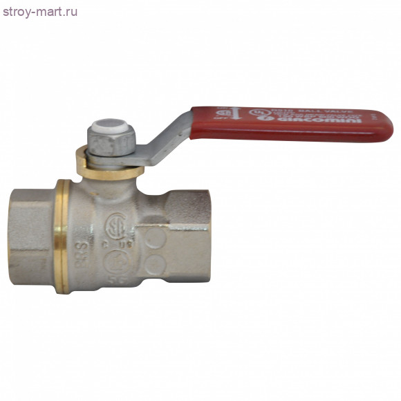 Кран шаровой латунь R910 Ду 20 ВР/ВР полный проход рычаг Giacomini R910X024 - 4606034003381 Кран шаровой латунь R910 Ду 20 ВР/ВР полный проход рычаг Giacomini R910X024 - 4606034003381
