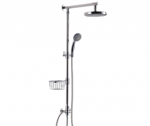 Комплект душ WasserKRAFT A015 102х52см в/к мыльница, 3-функц. лейка, шланг, насадка круглая, стойка - A015