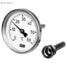 Термометр биметаллический Дк80 L=40мм 120C А5001 Wika 3901785