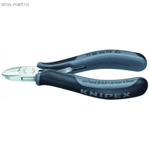 Кусачки диагональные для электроники, антистатические 77 02 115 ESD - KN-7702115ESD