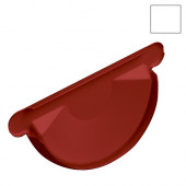 Grandline, Заглушка желоба, 125 мм, RAL 9003 - С-000043763 Grandline, Заглушка желоба, 125 мм, RAL 9003 - С-000043763