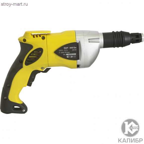 Эл. шуруповёрт "Калибр Мастер ЭШР- 600ЕМ" Эл. шуруповёрт "Калибр Мастер ЭШР- 600ЕМ"