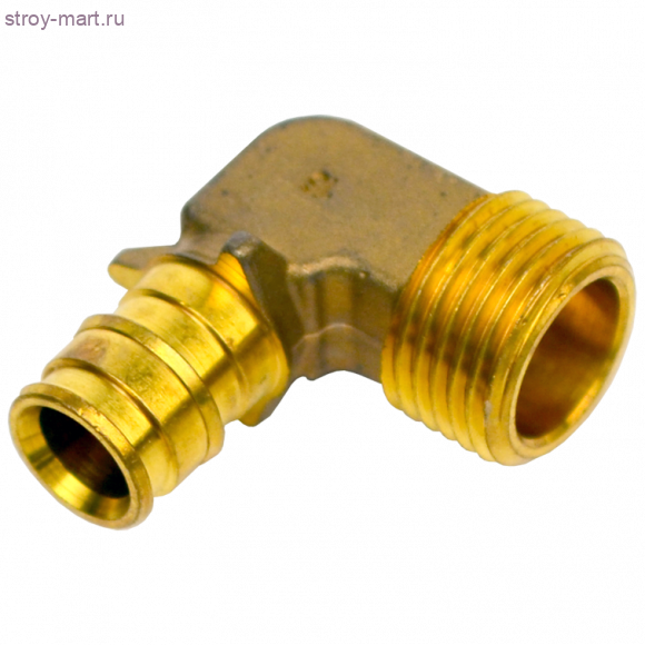 Угольник для PE-X латунь Дн 20х1/2 Uponor 1023024 Угольник для PE-X латунь Дн 20х1/2 Uponor 1023024