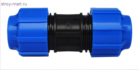 Муфта ПЭ переходн Дн 32х25 нап компресс - 4606034141250 Муфта ПЭ переходн Дн 32х25 нап компресс - 4606034141250