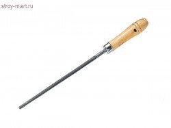 Напильник, 200 мм, круглый, деревянная ручка / Сибртех 16126 - С-000093519 Напильник, 200 мм, круглый, деревянная ручка / Сибртех 16126 - С-000093519