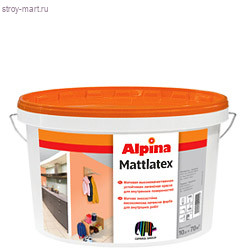 Краска ВД «Alpina «Надежная» интерьерная, 2.5л (mattlatex) «Caparol» - С-000040538