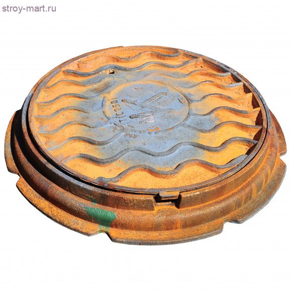 Люк чугун канализационный К тип Т C250 m=89кг ГОСТ 3634-99 - 004-0019 Люк чугун канализационный К тип Т C250 m=89кг ГОСТ 3634-99 - 004-0019