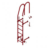 Лестница стеновая (дл. 3000 мм) в компл. с крепежом GL PE - С-000113537 Лестница стеновая (дл. 3000 мм) в компл. с крепежом GL PE - С-000113537