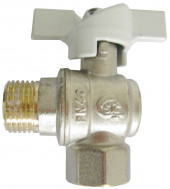 Кран шаровой латунь угловой Faro 1212 Ду 15 ВР/НР бабочка STC 1212 - 4606034047491 Кран шаровой латунь угловой Faro 1212 Ду 15 ВР/НР бабочка STC 1212 - 4606034047491