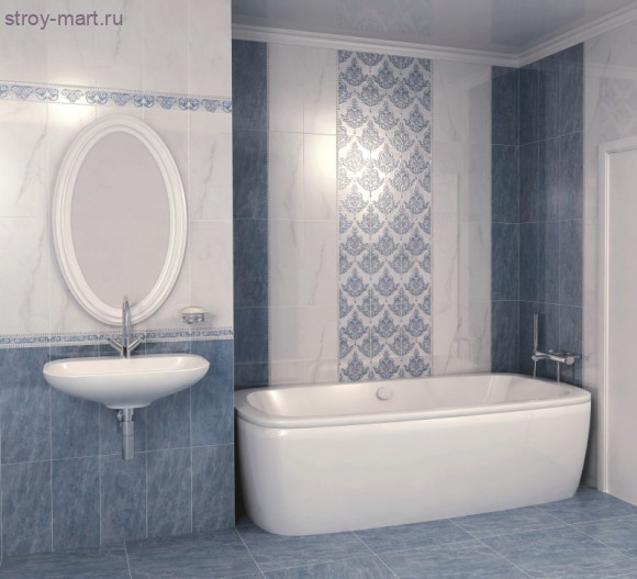 Лакшми Плитка настенная белый 7108 20х50 Лакшми Плитка настенная белый 7108 20х50