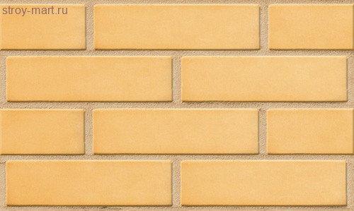 Кирпич Rauf 1нф М175 соломенный с утолщенной лицевой стенкой 20мм гладкий - С-000118566