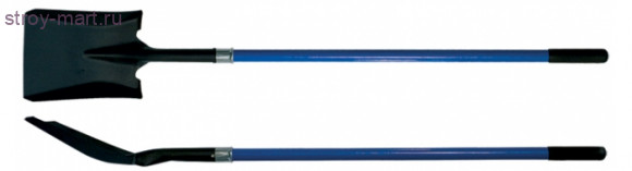 Лопата совковая «РМЗ» ЛПФ-01,черенок фибергласс L 1000мм, пластм. наконечник - С-000112474