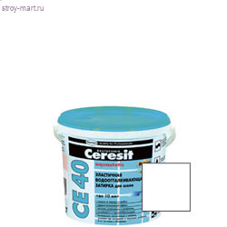 Се40 2кг Затирка эл. вод. против. (белая) (12 шт/уп.) - С-000052321 Се40 2кг Затирка эл. вод. против. (белая) (12 шт/уп.) - С-000052321