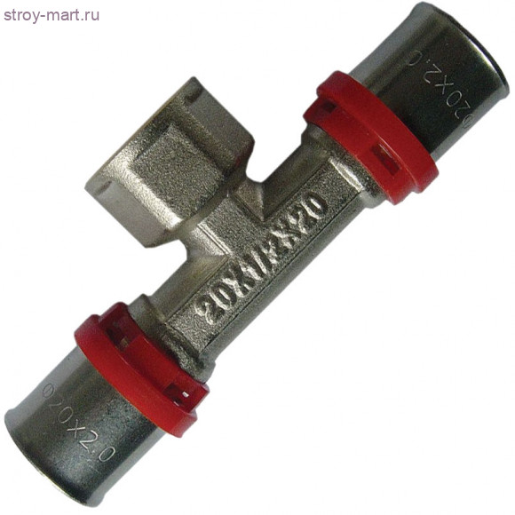 Тройник МП латунь Faro Дн 16х1/2х16 ВР пресс STC 6518 - 4606034144435 Тройник МП латунь Faro Дн 16х1/2х16 ВР пресс STC 6518 - 4606034144435