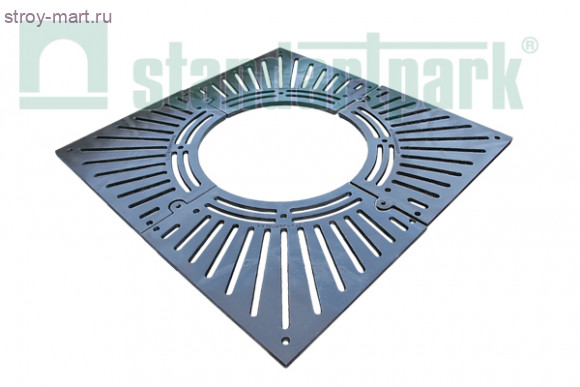 Решетка приствольная РП - 100 100-СЧ чугунная квадратная - 37000