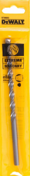 Сверло д\легк бетона\кирпича, 8x150х200мм,1шт,хв-3- гран - DT 6683