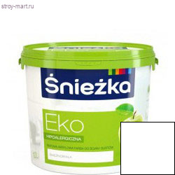 Краска для стен и потолков «EKO» акриловая, морозостойкая 3л. / Sniezka - С-000085196