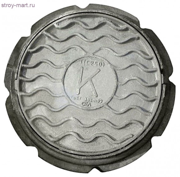 Люк чугун водопроводный В тип Т С250 m=89кг ГОСТ 3634-99 - 004-0026 Люк чугун водопроводный В тип Т С250 m=89кг ГОСТ 3634-99 - 004-0026