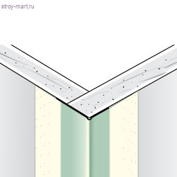 Металлический уголок на бумажной основе для внешних углов 2,44м. (50 шт/уп) Sheetrock USG - С-000074037 Металлический уголок на бумажной основе для внешних углов 2,44м. (50 шт/уп) Sheetrock USG - С-000074037