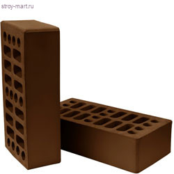 Кирпич лицевой 1НФ «Темный шоколад» М-150 (512 шт./462 шт.) Нерехта - С-000081959