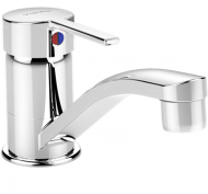 Смеситель одноручный для умывальника Лоджик/Logic хром к/затвор поворотный короткий излив Vidima ВА276АА Смеситель одноручный для умывальника Лоджик/Logic хром к/затвор поворотный короткий излив Vidima ВА276АА