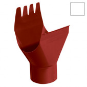 Grandline, Воронка желоба, 125/90 мм, RAL 9003 - С-000043768 Grandline, Воронка желоба, 125/90 мм, RAL 9003 - С-000043768