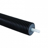 Труба теплоизолированная PE-Xa Ecoflex Thermo Single черный 25х3.5/140 Ру10 95C бухта L=200м Uponor 1045875 Труба теплоизолированная PE-Xa Ecoflex Thermo Single черный 25х3.5/140 Ру10 95C бухта L=200м Uponor 1045875