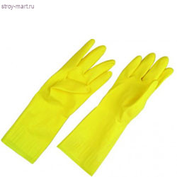 Перчатки хозяйственные, латексные, L - С-000087502