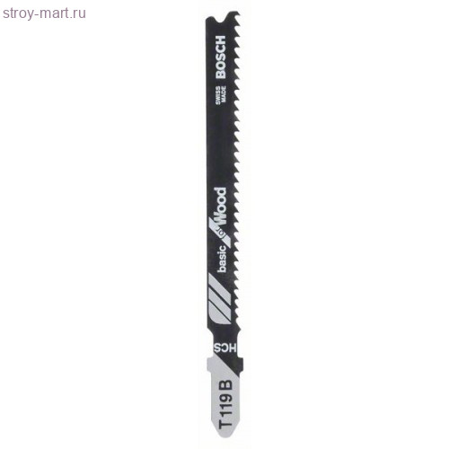 5 ЛОБЗИКОВЫХ ПИЛОК Т 119 B, HCS - 2608630037 5 ЛОБЗИКОВЫХ ПИЛОК Т 119 B, HCS - 2608630037