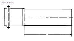 Труба PP-H серый Дн 110х2,7 б/нап L=0,25м в комплекте б/нап Ostendorf 115010 - 4052836150103 Труба PP-H серый Дн 110х2,7 б/нап L=0,25м в комплекте б/нап Ostendorf 115010 - 4052836150103