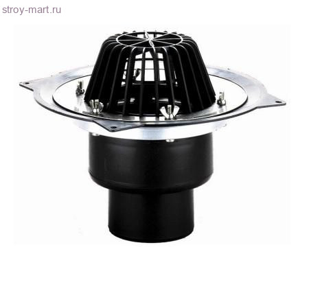 Воронка кровельн вертикальный Дн 110 с листвоул c обжимнм фл с эл/подогревом HL 62.1 Воронка кровельн вертикальный Дн 110 с листвоул c обжимнм фл с эл/подогревом HL 62.1