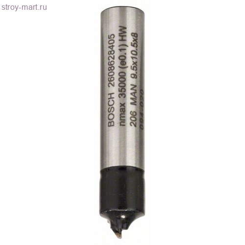 Фреза четвертная Std S8/D9,5/L10,2 - 2608628405 Фреза четвертная Std S8/D9,5/L10,2 - 2608628405