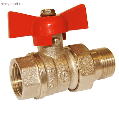 Кран шаровой латунь Стандарт 232 аналог 11б27п1 Ду 15 ВР/американка бабочка ГАЛЛОП 103167 - 4606034159750 Кран шаровой латунь Стандарт 232 аналог 11б27п1 Ду 15 ВР/американка бабочка ГАЛЛОП 103167 - 4606034159750