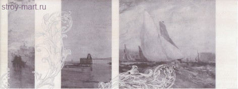 Ньюпорт Декор Корабли фиолетовый STG\C207\15010 15x40 Ньюпорт Декор Корабли фиолетовый STG\C207\15010 15x40