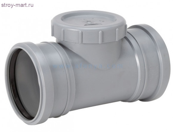 Тройник канализационный полипропиленовый - ПП Ду110x110 45гр.