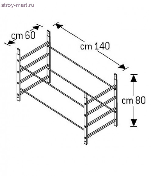 Секция вышки-туры Svelt Cervino / TCERV020 - С-000102941 Секция вышки-туры Svelt Cervino / TCERV020 - С-000102941