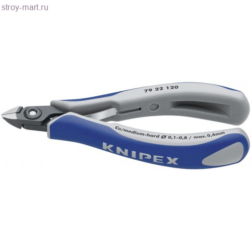 Прецизионные кусачки боковые для электроники KNIPEX 79 22 120 KN-7922120 Прецизионные кусачки боковые для электроники KNIPEX 79 22 120 KN-7922120