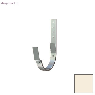 Lindab, Крюк крепления желоба 70 мм, 150мм (001) RAL 9002 белый - С-000107823 Lindab, Крюк крепления желоба 70 мм, 150мм (001) RAL 9002 белый - С-000107823