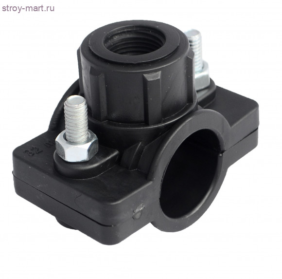 Седелка ПЭ Дн 63х1 ВР нап компресс - 4606034036822 Седелка ПЭ Дн 63х1 ВР нап компресс - 4606034036822