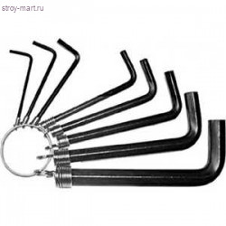 Ключи имбусовые-шестигранные, набор-8 шт. (1,5-6мм), углер.сталь / TW40008B - С-000095528 Ключи имбусовые-шестигранные, набор-8 шт. (1,5-6мм), углер.сталь / TW40008B - С-000095528